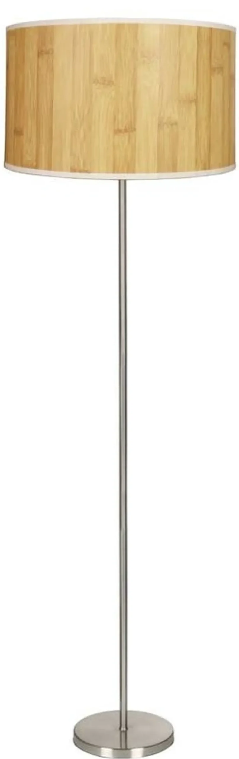 Oświetlenie Pokoju Dziecięcego|Oświetlenie Sypialni>Candellux Lighting Lampa podłogowa satynowa abażur z fakturą sosny Timber