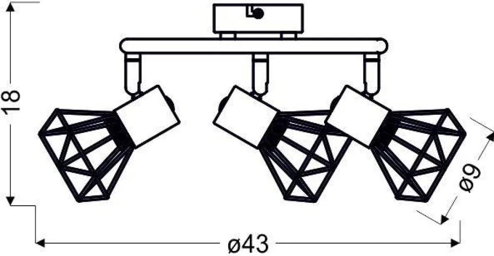 Oświetlenie Pokoju Dziecięcego|Oświetlenie Przedpokoju>Candellux Lighting Lampa spirala ścienna/sufitowa chrom/biała 3xE14 Verve