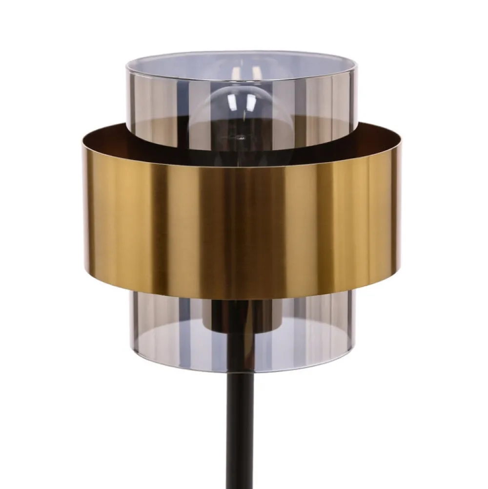 Oświetlenie Jadalni|Oświetlenie Sypialni>Candellux Lighting Lampa stołowa glamour Spiega E14 40W