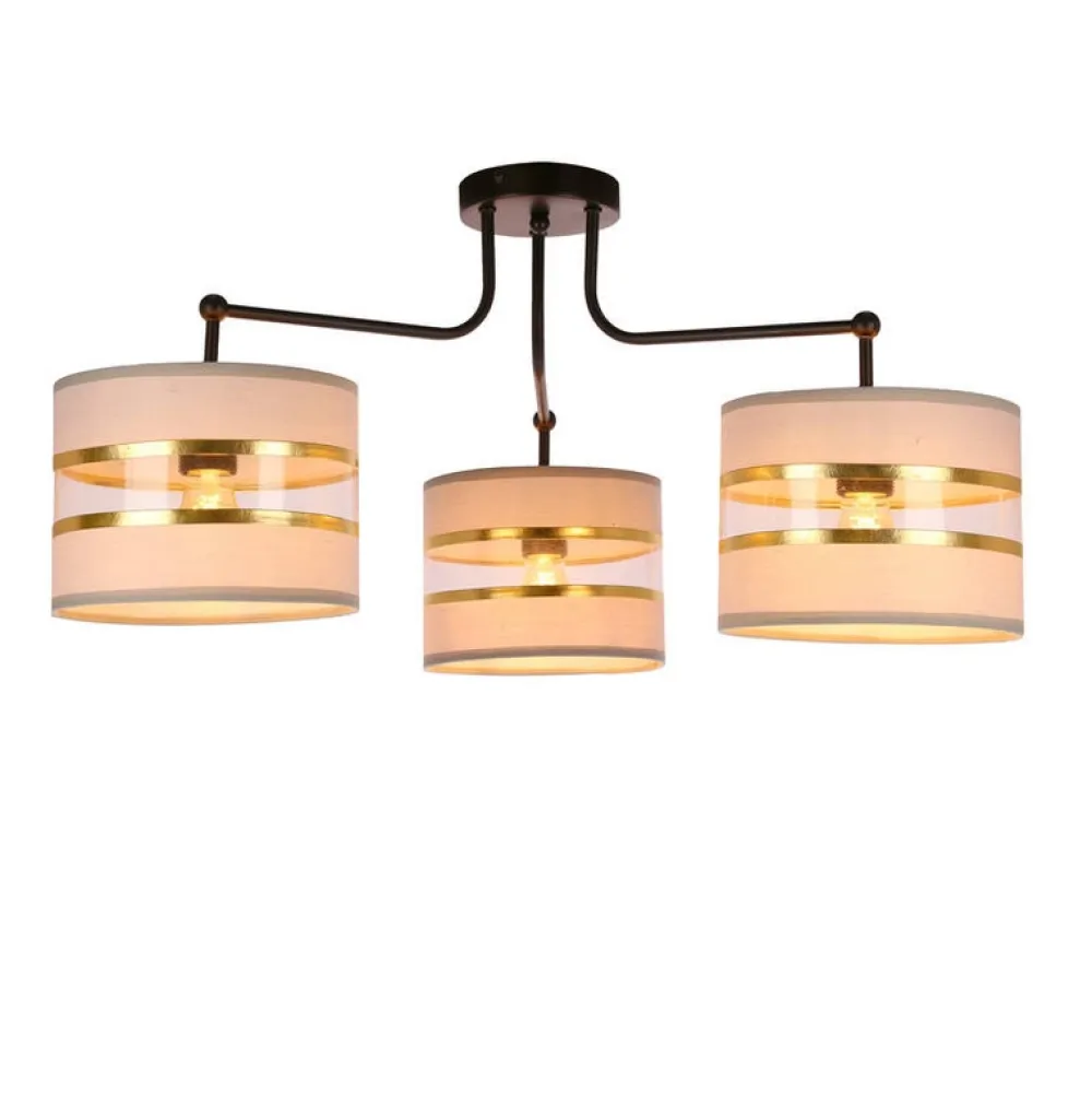 Oświetlenie Jadalni|Oświetlenie Sypialni>Candellux Lighting Lampa sufitowa Andy 3xE27 czarna/chrom