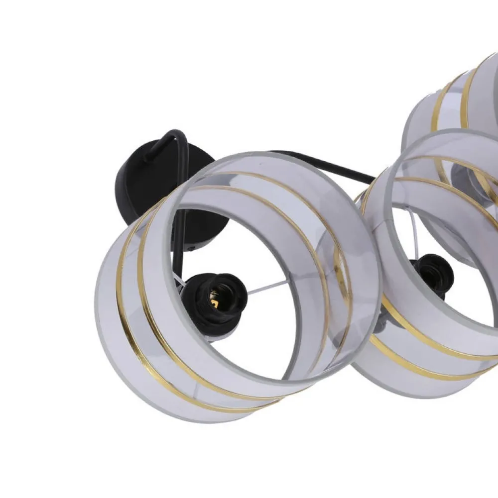 Oświetlenie Jadalni|Oświetlenie Sypialni>Candellux Lighting Lampa sufitowa Andy 3xE27 czarna/chrom