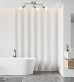 Oświetlenie Pokoju Dziecięcego|Oświetlenie Sypialni>Candellux Lighting Lampa sufitowa ARC listwa trzypunktowa satyna nikiel