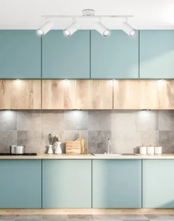 Oświetlenie Przedpokoju|Oświetlenie Jadalni>Candellux Lighting Lampa sufitowa Colly biała 4xGU10