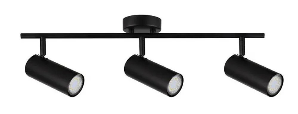 Oświetlenie Przedpokoju|Oświetlenie Jadalni>Candellux Lighting Lampa sufitowa Colly czarna spot 3xGU10