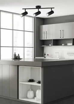 Oświetlenie Przedpokoju|Oświetlenie Jadalni>Candellux Lighting Lampa sufitowa Colly czarna spot 3xGU10