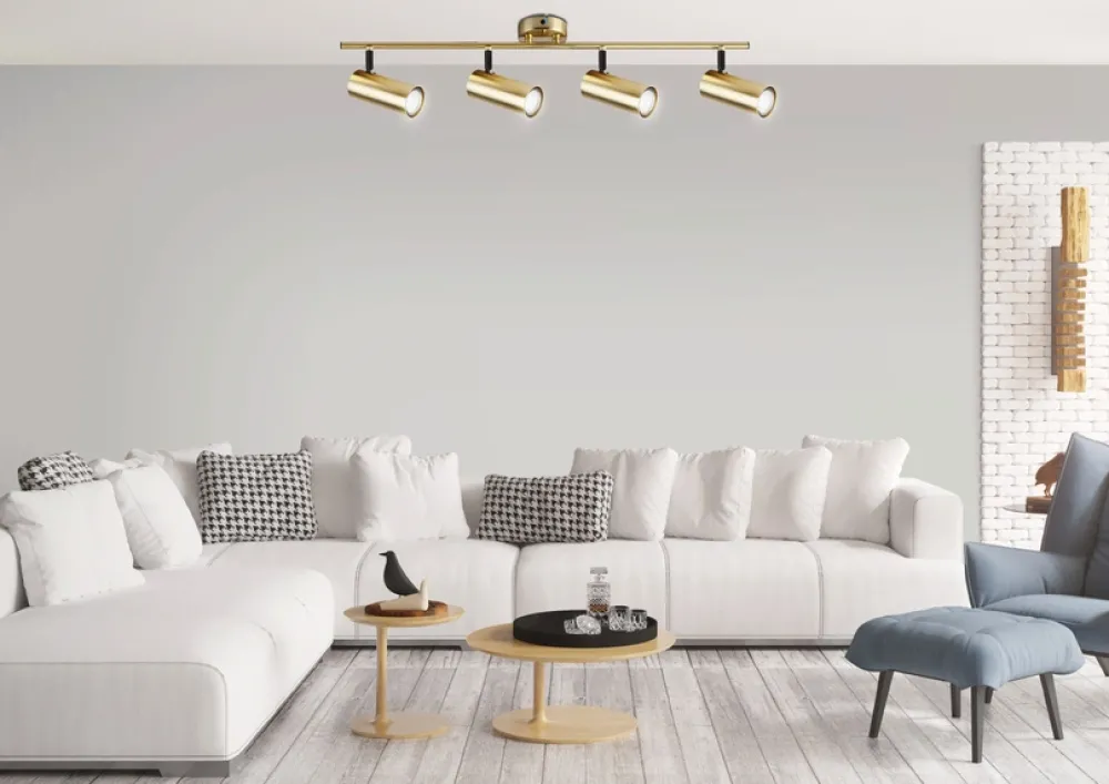 Lampy Sufitowe|Oświetlenie Przedpokoju>Candellux Lighting Lampa sufitowa Colly listwa czteropunktowa 4x15W