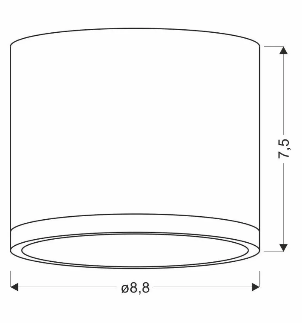 Oświetlenie Przedpokoju|Oświetlenie Jadalni>Candellux Lighting Lampa sufitowa czarno-drewniana 8,8x7,5cm Tuba