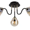 Oświetlenie Jadalni|Oświetlenie Sypialni>Candellux Lighting Lampa sufitowa czarno/złota dymiona 3xE27 Unica 33-00880