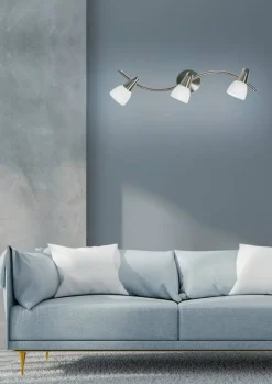 Oświetlenie Pokoju Dziecięcego|Oświetlenie Przedpokoju>Candellux Lighting Lampa sufitowa do sypialni SELIA listwa 3xG9 40W chrom biały