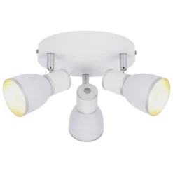 Oświetlenie Przedpokoju|Oświetlenie Jadalni></noscript>Candellux Lighting LAMPA SUFITOWA FIDO PLAFON E14 BIAŁY+CHROM