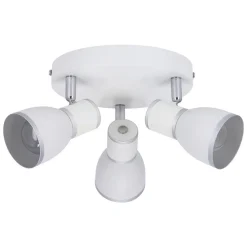 Oświetlenie Przedpokoju|Oświetlenie Jadalni></noscript>Candellux Lighting LAMPA SUFITOWA FIDO PLAFON E14 BIAŁY+CHROM