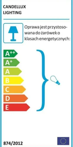 Oświetlenie Przedpokoju|Oświetlenie Jadalni></noscript>Candellux Lighting Lampa sufitowa Hamp E27 biały