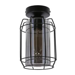 Oświetlenie Przedpokoju|Oświetlenie Jadalni></noscript>Candellux Lighting Lampa sufitowa Jonera klosz dymiony 1x40W E27