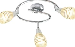 Oświetlenie Przedpokoju|Oświetlenie Jadalni>Candellux Lighting LAMPA SUFITOWA JUBILAT SPIRALA E14 LED CHROM