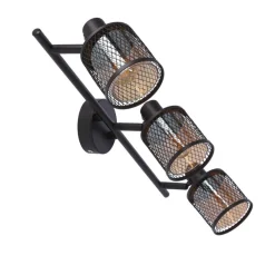 Oświetlenie Przedpokoju|Oświetlenie Jadalni></noscript>Candellux Lighting Lampa sufitowa kawowe złoto klosz bursztyn 3xE14 Canabera