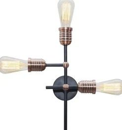 Oświetlenie Przedpokoju|Oświetlenie Jadalni>Candellux Lighting Lampa sufitowa Kirimu 3xE27 Czarna