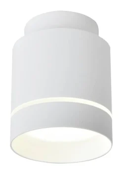 Oświetlenie Przedpokoju|Oświetlenie Sypialni>Candellux Lighting Lampa sufitowa LED Tuba biała oprawa 12W