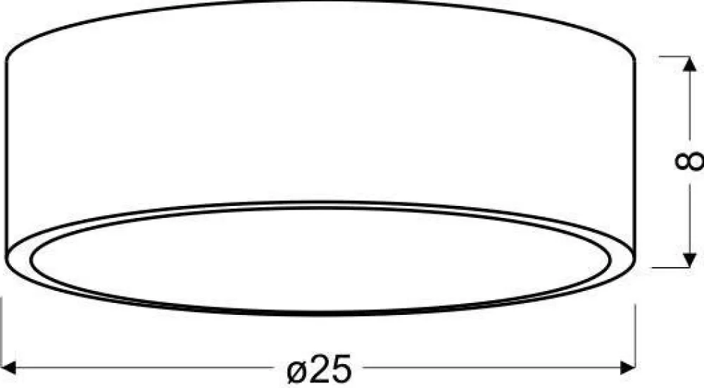 Oświetlenie Łazienki|Oświetlenie Jadalni>Candellux Lighting Lampa sufitowa LED zimny 10W 6500K plafon wenge Zigo