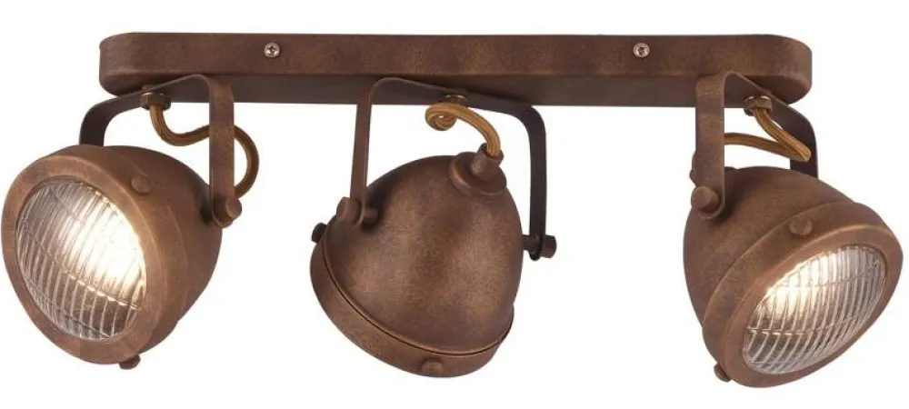 Oświetlenie Przedpokoju|Oświetlenie Jadalni>Candellux Lighting Lampa sufitowa listwa rdzawa 3x40W GU10 Frodo