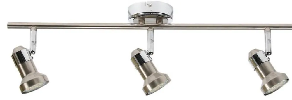 Oświetlenie Pokoju Dziecięcego|Oświetlenie Przedpokoju>Candellux Lighting Lampa sufitowa listwa 3xGU10 chrom ARKON