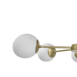 Oświetlenie Przedpokoju|Oświetlenie Jadalni></noscript>Candellux Lighting Lampa sufitowa mosiądz/biała 4xG9 MATI