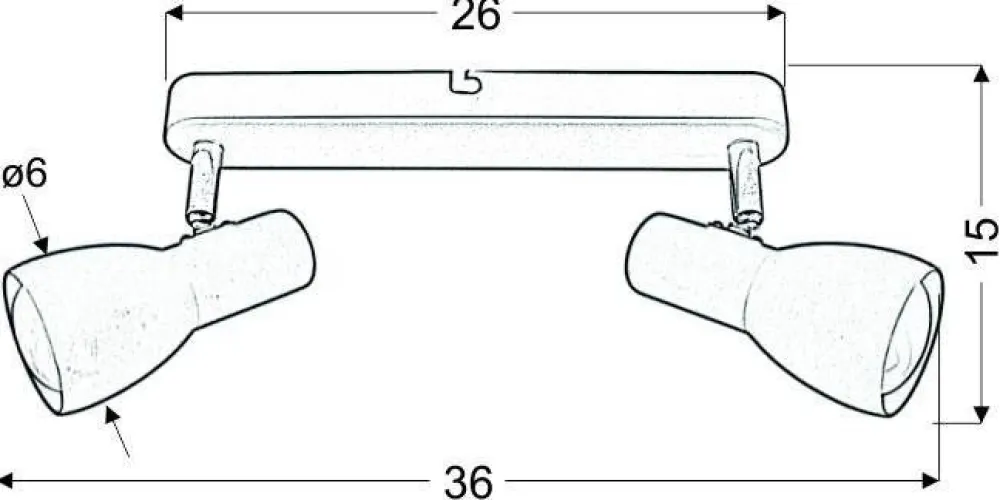 Oświetlenie Pokoju Dziecięcego|Oświetlenie Sypialni>Candellux Lighting Lampa sufitowa Picardo listwa srebrna 2x40W
