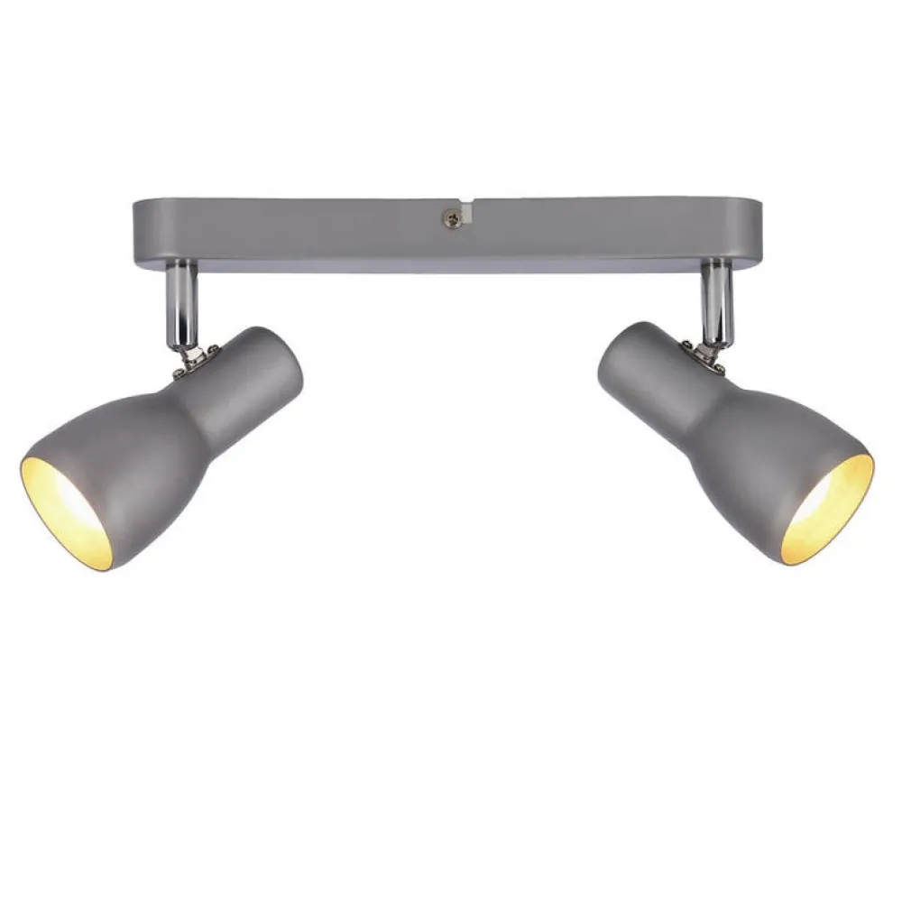 Oświetlenie Pokoju Dziecięcego|Oświetlenie Sypialni>Candellux Lighting Lampa sufitowa Picardo listwa srebrna 2x40W