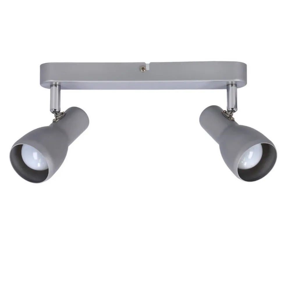 Oświetlenie Pokoju Dziecięcego|Oświetlenie Sypialni>Candellux Lighting Lampa sufitowa Picardo listwa srebrna 2x40W