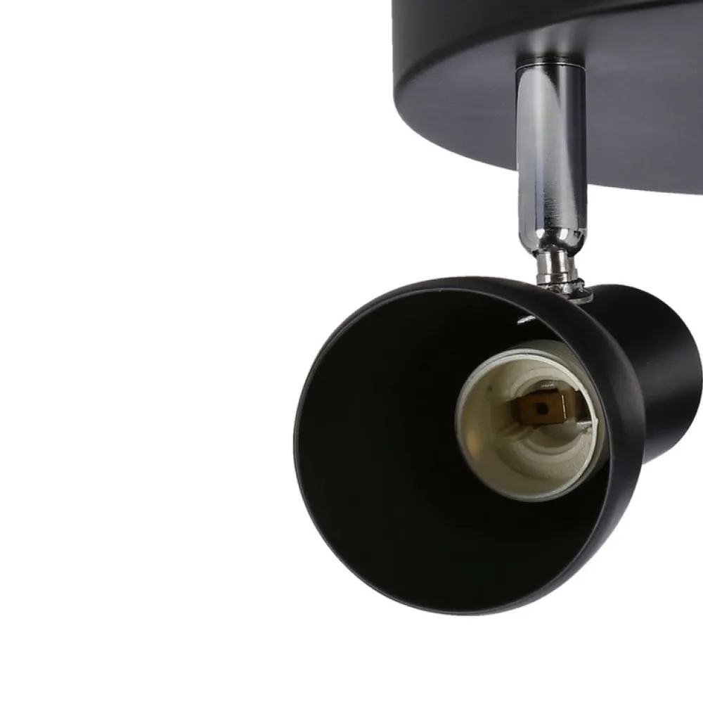 Oświetlenie Pokoju Dziecięcego|Oświetlenie Sypialni>Candellux Lighting Lampa sufitowa plafon czarny mat regulowany Picardo