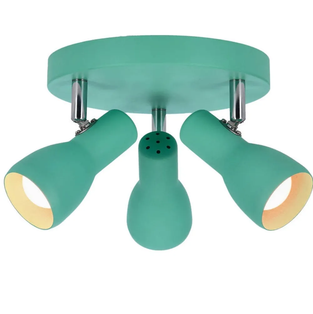 Oświetlenie Pokoju Dziecięcego|Oświetlenie Sypialni>Candellux Lighting Lampa sufitowa plafon miętowy regulowany Picardo