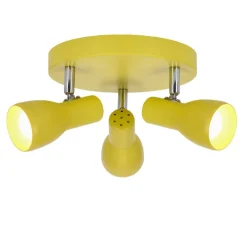 Oświetlenie Pokoju Dziecięcego|Oświetlenie Sypialni>Candellux Lighting Lampa sufitowa plafon musztardowy regulowany 3xE14 Picardo