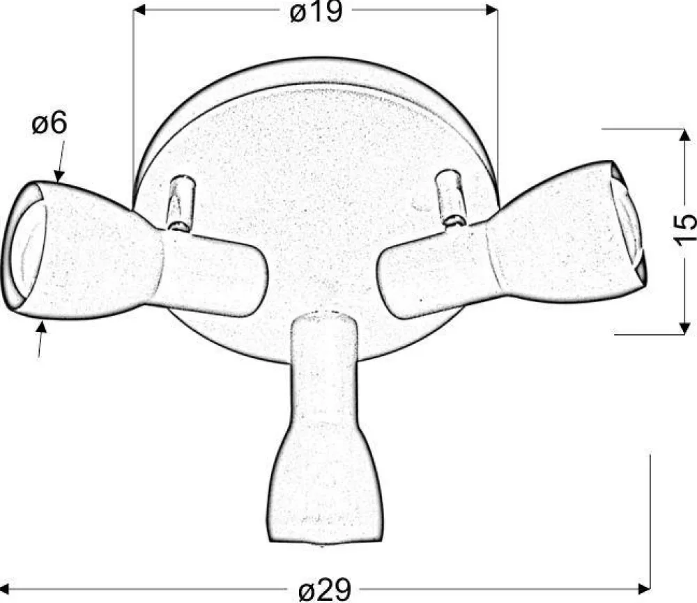 Oświetlenie Pokoju Dziecięcego|Oświetlenie Sypialni>Candellux Lighting Lampa sufitowa plafon musztardowy regulowany 3xE14 Picardo