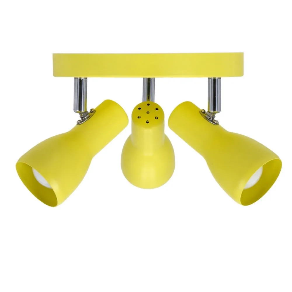 Oświetlenie Pokoju Dziecięcego|Oświetlenie Sypialni>Candellux Lighting Lampa sufitowa plafon musztardowy regulowany 3xE14 Picardo