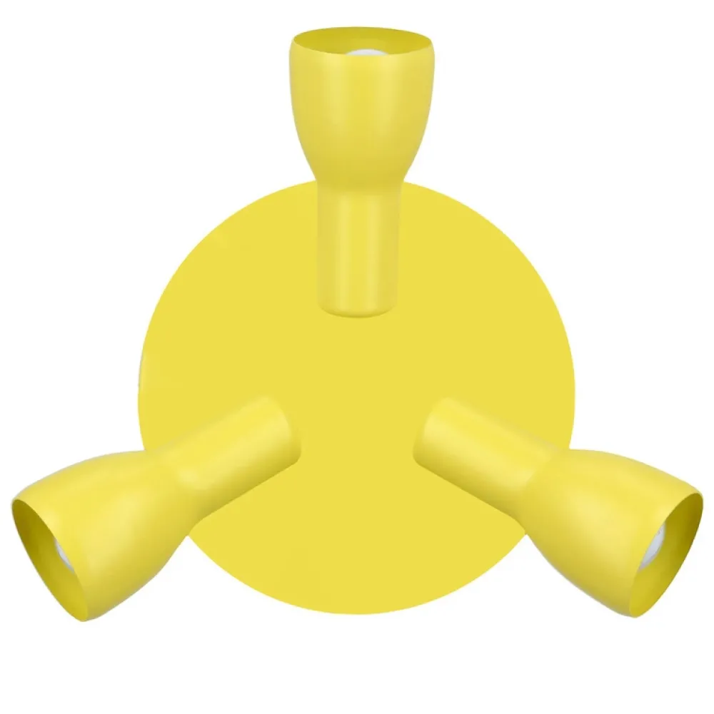 Oświetlenie Pokoju Dziecięcego|Oświetlenie Sypialni>Candellux Lighting Lampa sufitowa plafon musztardowy regulowany 3xE14 Picardo