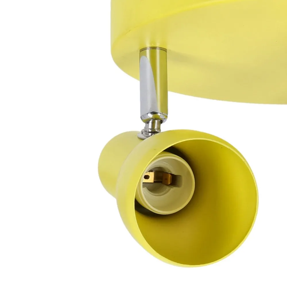 Oświetlenie Pokoju Dziecięcego|Oświetlenie Sypialni>Candellux Lighting Lampa sufitowa plafon musztardowy regulowany 3xE14 Picardo