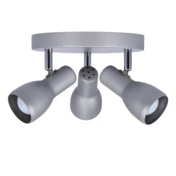 Oświetlenie Pokoju Dziecięcego|Oświetlenie Sypialni>Candellux Lighting Lampa sufitowa plafon srebrny regulowany Picardo