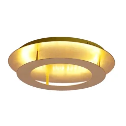 Oświetlenie Przedpokoju|Oświetlenie Łazienki>Candellux Lighting Lampa sufitowa plafon złoty 40cm LED Merle