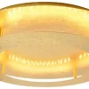 Oświetlenie Przedpokoju|Oświetlenie Łazienki>Candellux Lighting Lampa sufitowa plafon złoty 50cm LED Merle