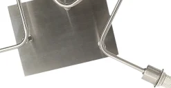 Oświetlenie Przedpokoju|Oświetlenie Jadalni></noscript>Candellux Lighting Lampa sufitowa satyna nikiel tkany abażur 6x40W Sax