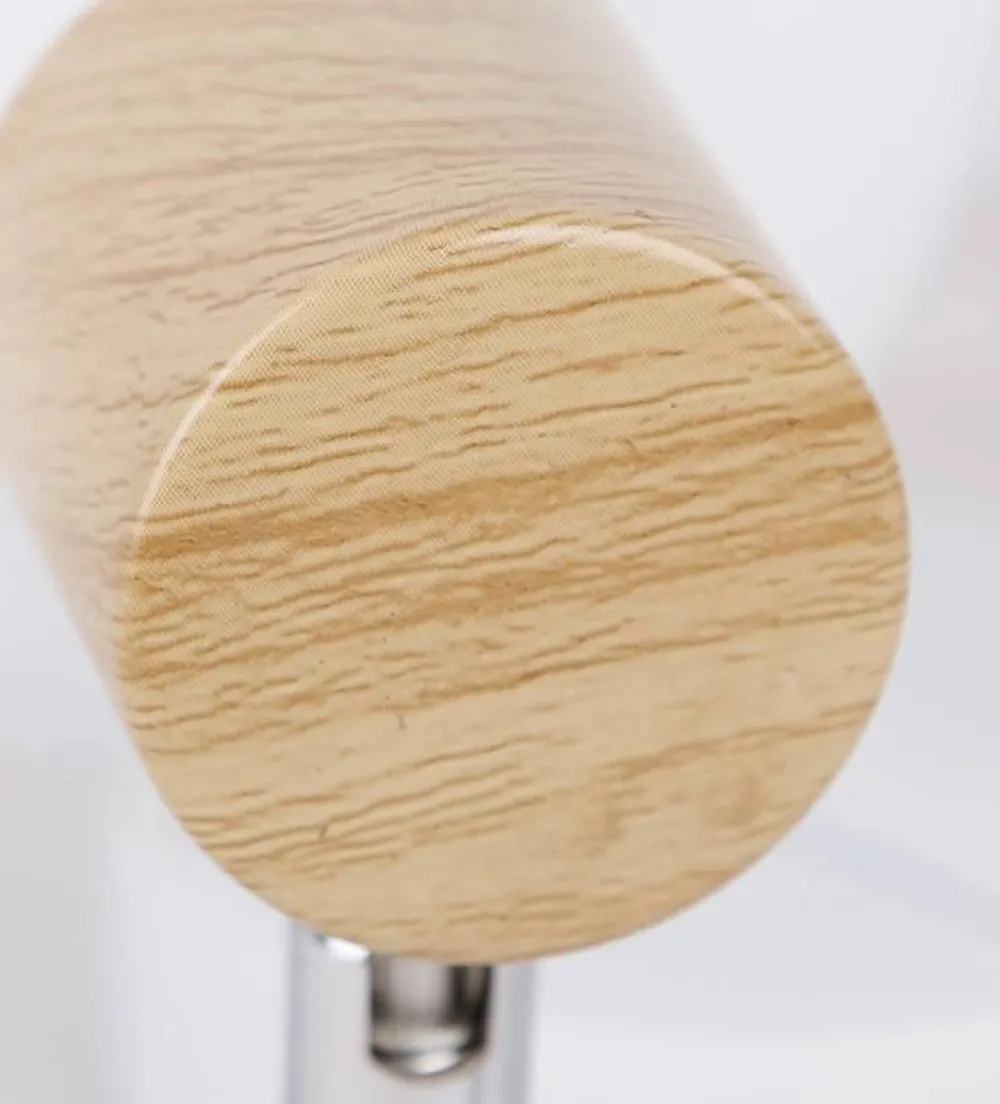 Oświetlenie Przedpokoju|Oświetlenie Jadalni>Candellux Lighting Lampa sufitowa spirala metal biała + drewno 3E14 Puerto