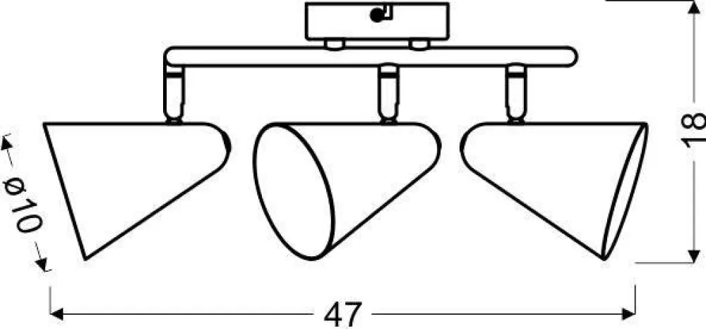Lampy Sufitowe|Oświetlenie Pokoju Dziecięcego>Candellux Lighting Lampa sufitowa spirala 3X40W E14 szary mat AMOR