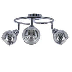 Oświetlenie Przedpokoju|Oświetlenie Jadalni></noscript>Candellux Lighting Lampa sufitowa spirala 3X10W E14 LED chrom FORT