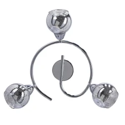 Oświetlenie Przedpokoju|Oświetlenie Jadalni></noscript>Candellux Lighting Lampa sufitowa spirala 3X10W E14 LED chrom FORT