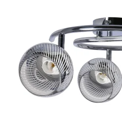 Oświetlenie Przedpokoju|Oświetlenie Jadalni></noscript>Candellux Lighting Lampa sufitowa spirala 3X10W E14 LED chrom FORT