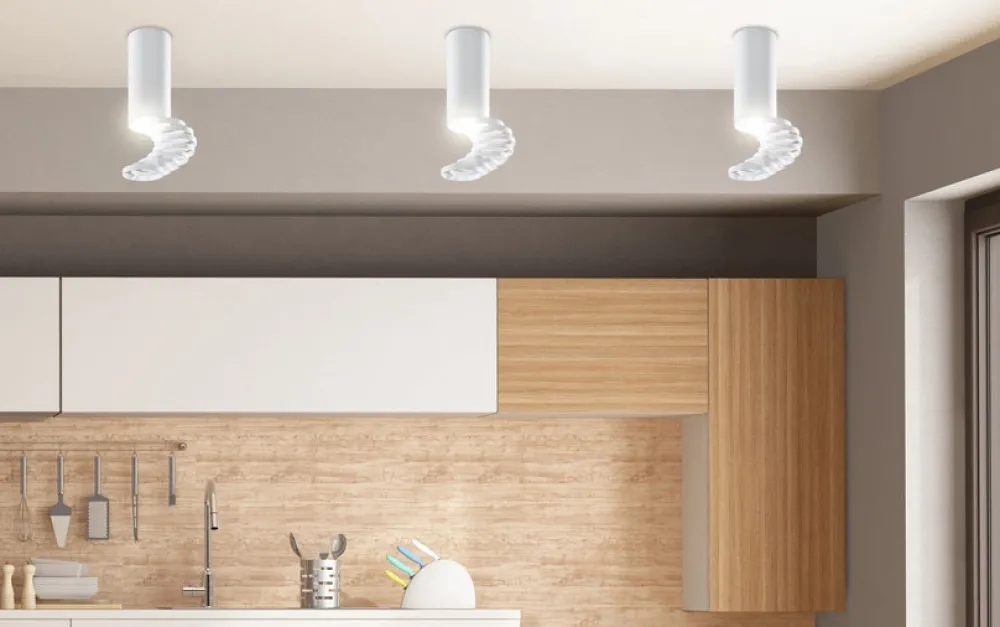 Oświetlenie Przedpokoju|Oświetlenie Jadalni>Candellux Lighting Lampa sufitowa Tuba 20cm biała pierściene