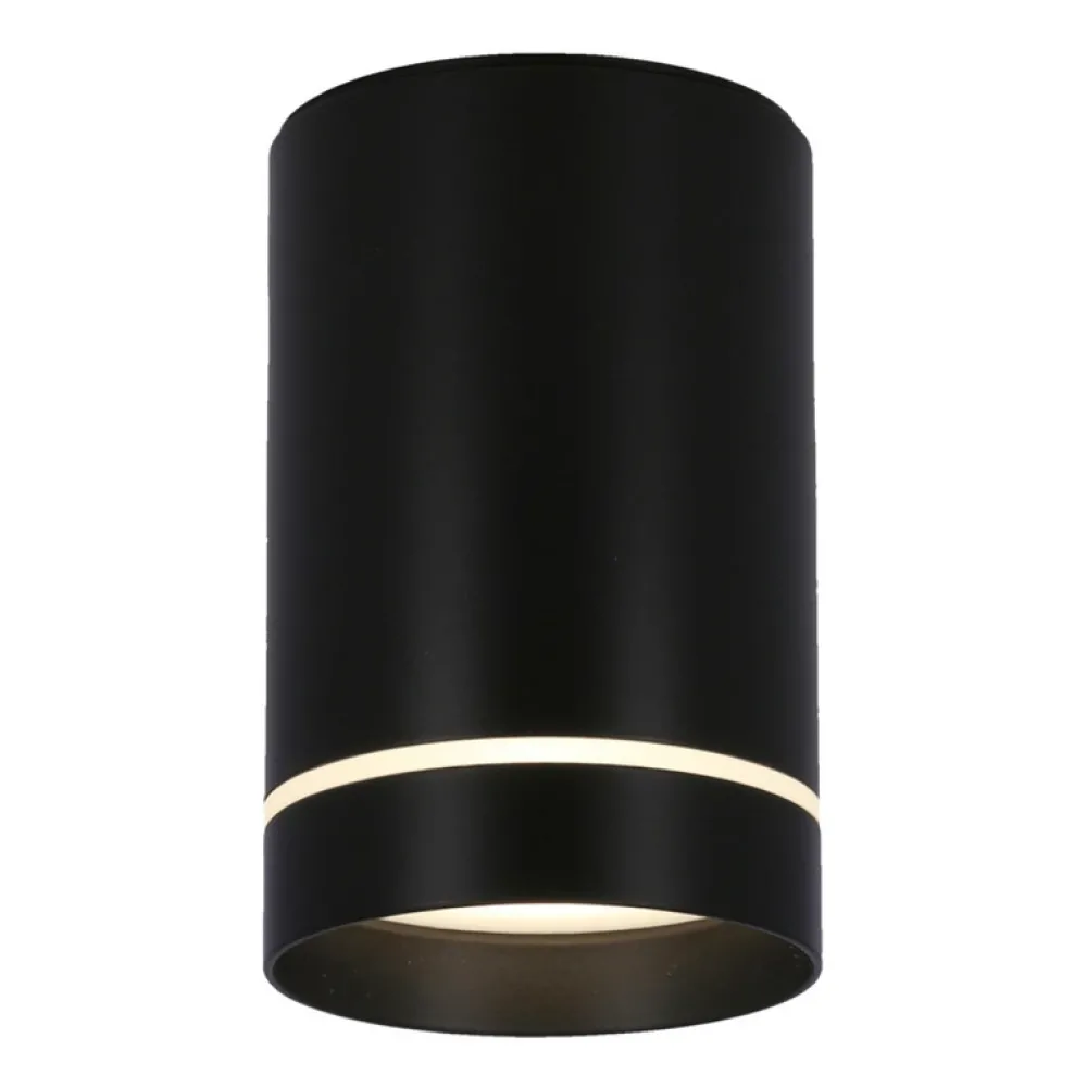 Oświetlenie Przedpokoju|Oświetlenie Jadalni>Candellux Lighting Lampa sufitowa Tuba czarna oprawa GU10 15W