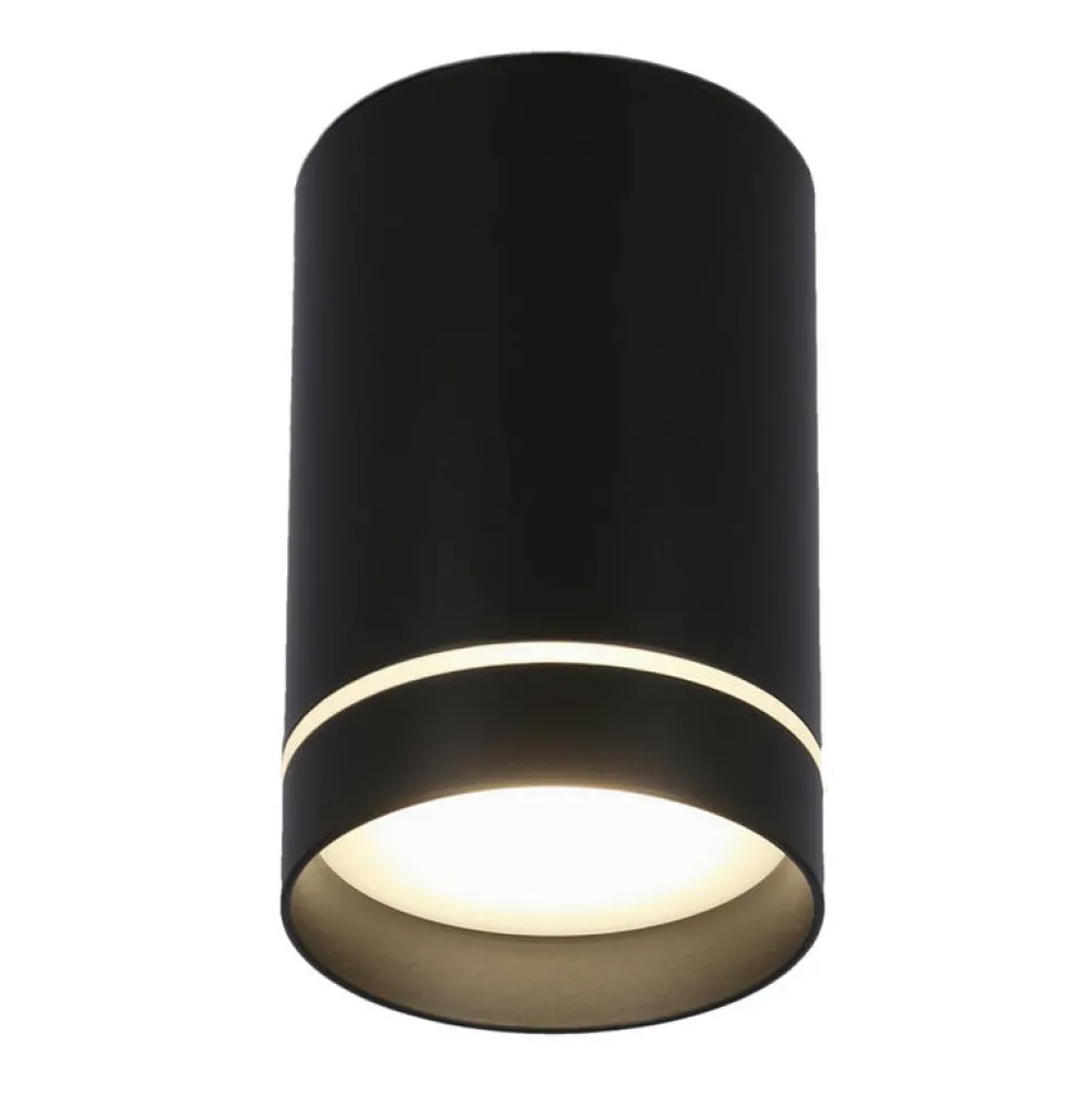 Oświetlenie Przedpokoju|Oświetlenie Jadalni>Candellux Lighting Lampa sufitowa Tuba czarna oprawa GU10 15W