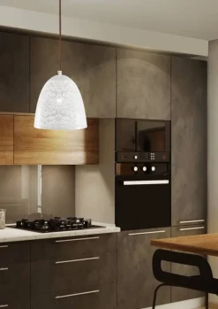 Oświetlenie Przedpokoju|Oświetlenie Sypialni>Candellux Lighting Lampa sufitowa wisząca 1X60W E27 ażurowy biały BENE