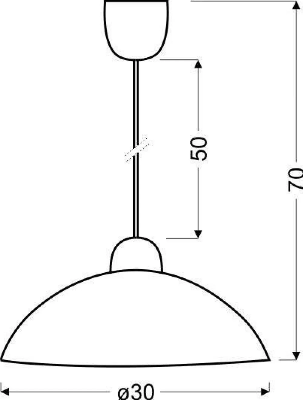 Oświetlenie Przedpokoju|Oświetlenie Jadalni>Candellux Lighting Lampa sufitowa wisząca 1X60W E27 LUKRECJA