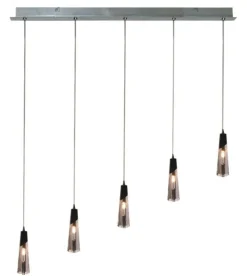 Oświetlenie Sypialni|Oświetlenie Salonu>Candellux Lighting Lampa sufitowa wisząca 5x20W G4 chrom Erica